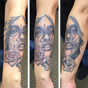 MJ Bonanno - Day of Dead Girl Tattoo