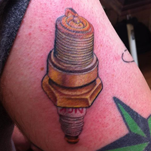 MJ Bonanno - Spark Plug Tattoo